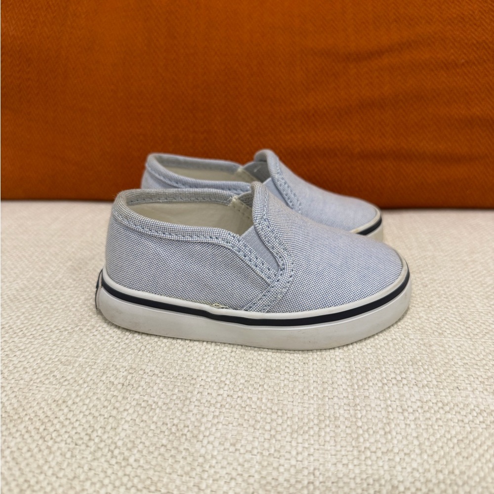 Janie and Jack Light Blue Toddler Shoes size 4